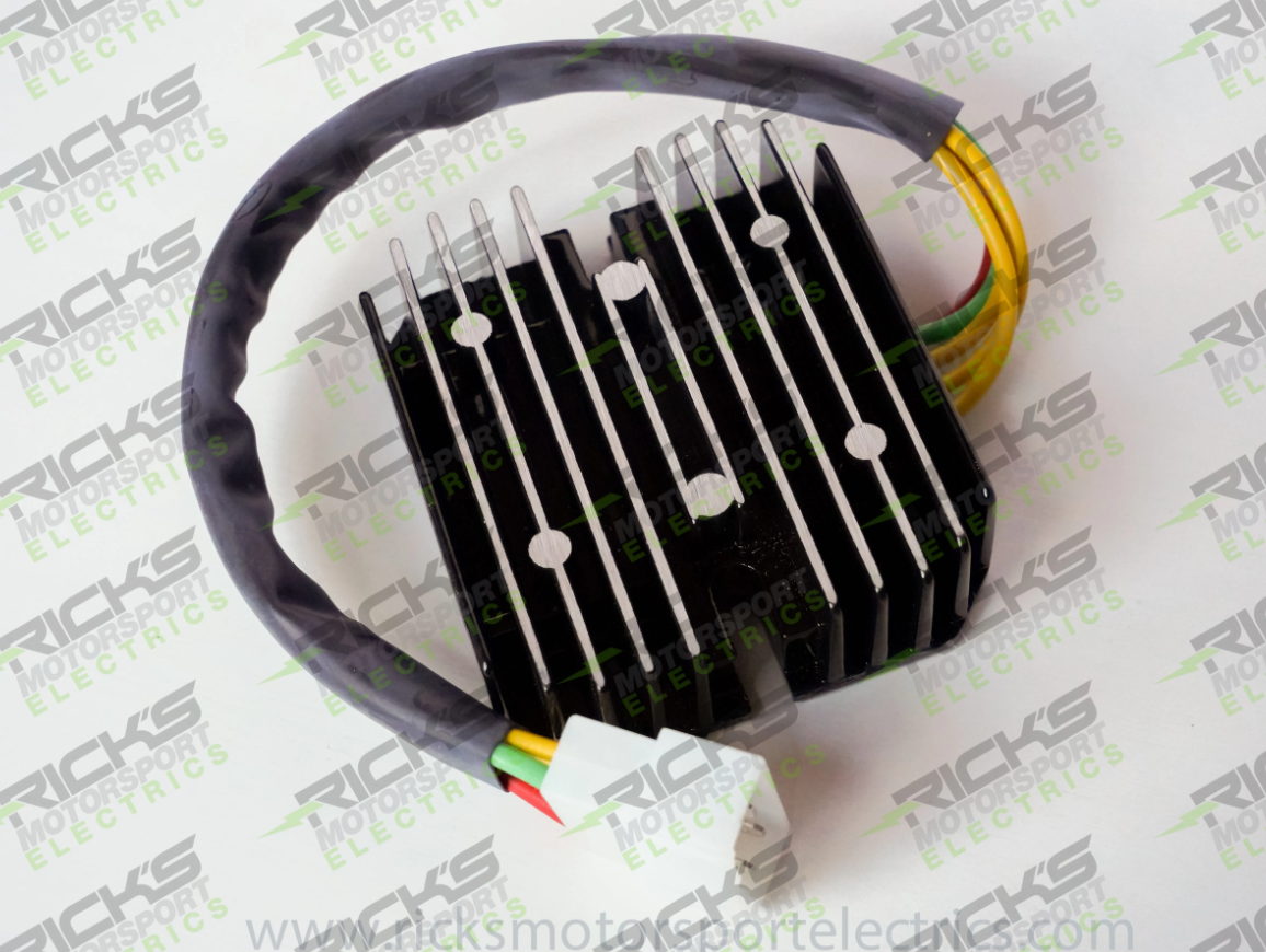 Rick's Motorsports Electrics Universal Lithium Ion Battery Compatible Rectifier-Regulator for Suzuki GSX-R600 '88-20, GSX-R750 '80-20 Rick's Motorsports Electrics Universal Lithium Ion Battery Compatible Rectifier-Regulator for Suzuki GSX-R600 '88-20, GSX-R750 '80-20